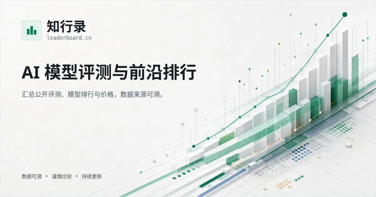 知行录:AI 模型评测与前沿排行